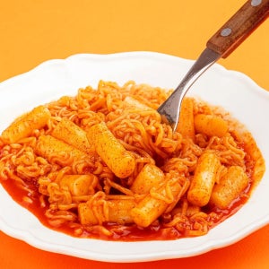 라뽁이 4종 라볶이 쌀떡 까르보나라풍미 매콤 오리지널, 138g, 12개