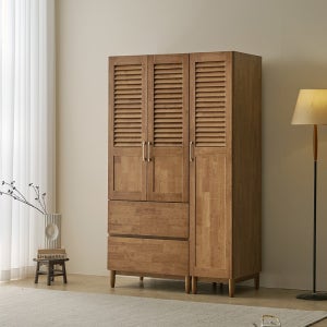 루멘 루바 갤러리 원목 1200 서랍 수납 옷장 FMF214C