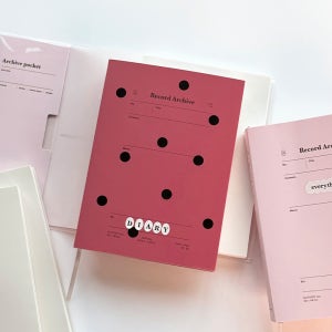 루카랩 2026년 레코드 아카이브 A6 날짜형 다이어리