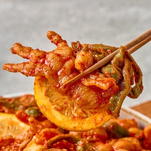 집에서먹자 레몬무뼈닭발 닭발 무침 궁채 냉닭발 400g