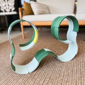 웨이투플레이 아치 블록 세트 유아 창의 교구 유치원 장난감 무한 놀이 가능성 36피스 크리에이터