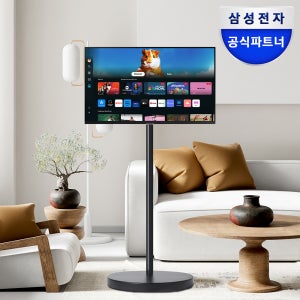 삼성 무빙스타일 M5 80cm(32인치) M50D IPTV 스탠다드 이동식 스탠드 블랙