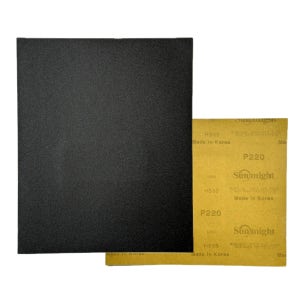 태양연마 종이사포 페파 H533 1장 국산 샌딩페이퍼 사각사포