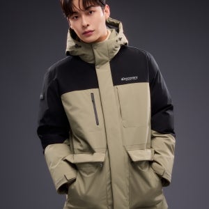 [디스커버리] 남성 마운틴쿡 베르텍스 구스다운 미드패딩 (BEIGE) DMDJ8Q056