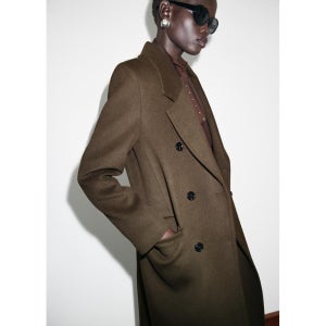 MANGO WOMAN 코트 EYE Khaki 17077768