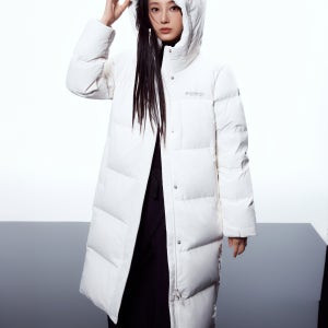 [디스커버리] 여성 레스터G 구스다운 롱패딩 (CREAM) DWDJ68056