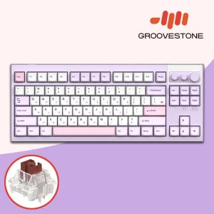 그루브스톤 GV8M 8K 무선키보드 퍼플러, 저소음 갈축, 45g