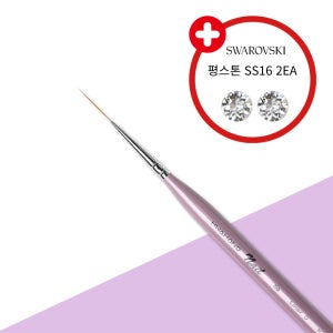 화홍 붓 젤 네일아트 브러쉬 59호 롱라이너 스와 평스톤 ss16 2알