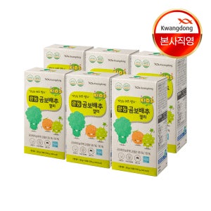 광동 곰보배추 젤리 샤인머스켓, 20g, 6개