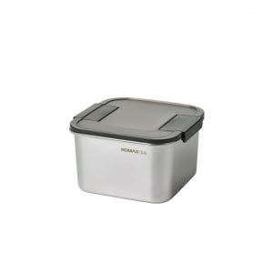 코멕스 스텐킵스 슬라이드투락 정사각 높은형 2.4L 반찬통 스테인레스 밀폐용기 밀프랩