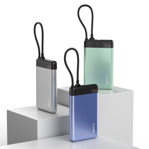 이지넷 케이블일체형 빌트인케이블 10000mAh 보조배터리 보우반 1009QPB MINI