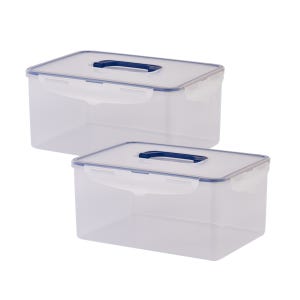 에코센스 사면결착 밀폐용기 반찬 위생 보관 조아락 8.5L x 2개