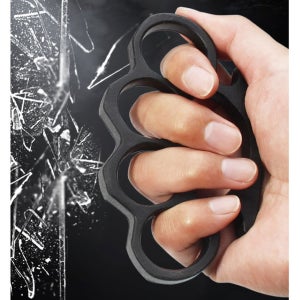 휴대너클 호신용너클 보호 용품 핑거 블랙 손가락 위험 상황