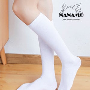 나나모 여성 무지 니삭스 3켤레