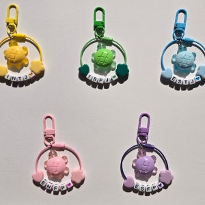 파랑새비즈 DIY MBTI 거북이 와이어 키링 키트