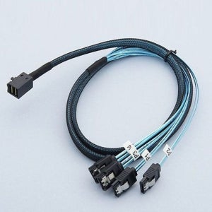 SAS 케이블 SATA 4포트 전환 데이터 사타 전원 id 컴퓨터 하드 선 pc