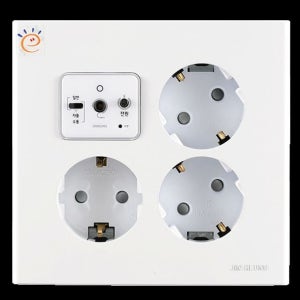 대기전력콘센트FS 3구 대기전력리드선 별도 멀티 전기 고용량탭 usb w 매립