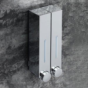 클린존 벽걸이형 물비누디스펜서 2구 주방 샴푸 바디워시 보디워시