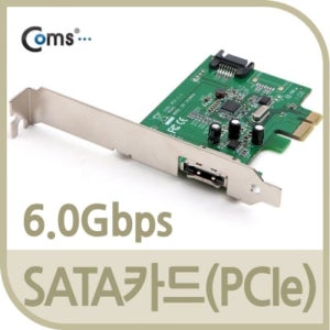 Coms SATA3 카드PCI e 내부 SATA외부 sata케이블 id케이블