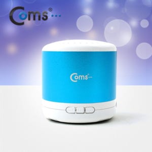 Coms 블루투스 스피커NB520 스카이블루 evn1 음향가전 음악감상 컴스