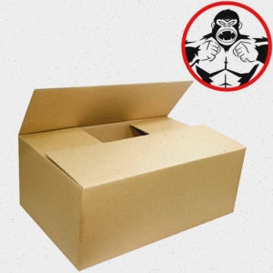 튼튼 택배박스 400x200x150mm 무지 1묶음50장 포장박스 우체국