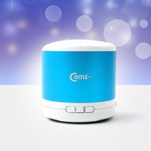 Coms 블루투스 스피커 NB520 스카이블루 음악 노래 휴대용 usb 컴퓨터사운드바