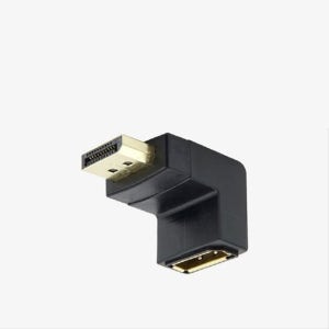 디스플레이포트 연장젠더 하향꺾임 꺽임 DisplayPort oms isplayort
