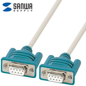 NULL MODEM 케이블 9핀 2m 데이터 전송 연결선 컴퓨터 모니터링 강원전자