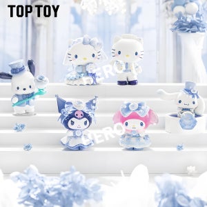탑토이 산리오 키티 로맨틱 웨딩피치 6종세트 피규어