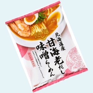 홋카이도산 단새우 다시 미소 라멘 일본 104g 10개입