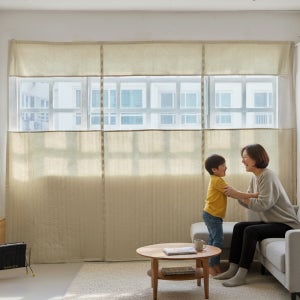 밀스턴 깔깔이방풍비닐 베란다 우풍차단 단열 커튼