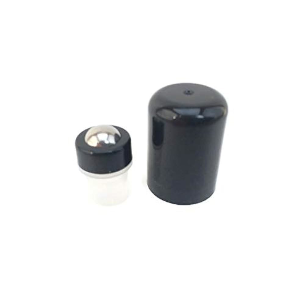 3부 스테인리스 스틸 롤러 탑 캡이 있는 12팩 11mm(0.425인치) 목 구멍에 맞습니다 <b>도테라</b>, 영 리빙 및 기타 5ml 15ml 병, 리바이브 10ml 병 누수 <b>방지</b>, 녹슬