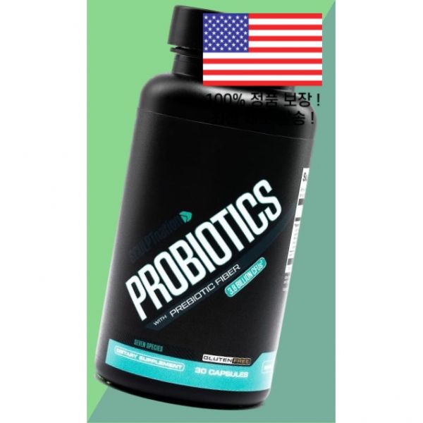 스컬프트네이션 V슈레드 <b>프리미엄 프로바이오틱스</b> 유산균 거트 30일분 Sculpt Nation by <b>V</b> Shred Premium Probiotics 30 Day Supply 3870