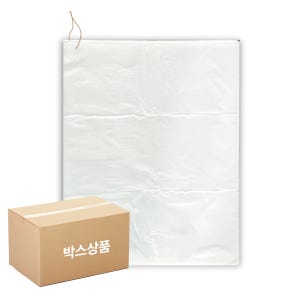 평판 쓰레기봉투 비닐봉투 반투명 80L, 100매, 5개