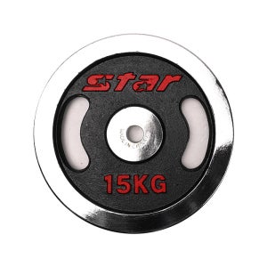 스타스포츠 도금 원판 ER501-150 15KG 덤벨 바벨 웨이트