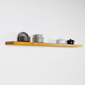 무지주 벽선반 원목 나무 벽걸이선반 인테리어 1800x150, 1단, 오크