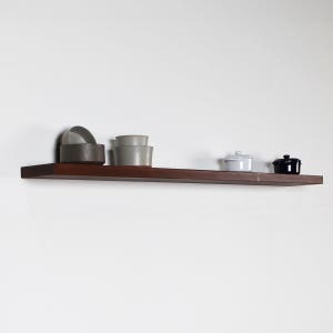 무지주 벽선반 원목 나무 벽걸이선반 인테리어 1800x150, 1단, 월넛