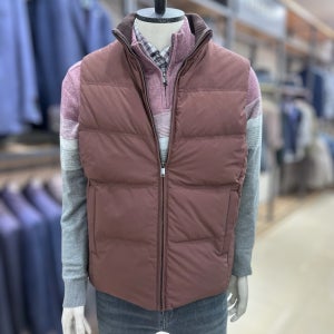 인디안웰메이드 남성 겨울 덕다운 베스트 3 W 8109