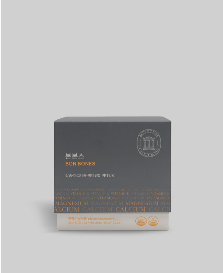 신경안정 본본스 2g60포1곽 1개월분 유기산칼슘 관절건강