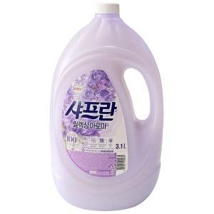 릴렉싱 샤프란 아로마 섬유유연제 3100ml 앤크림 빨래 세제 린스 향 세탁 코튼
