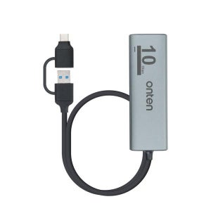 4포트 USB 허브 타입 A to C 10Gbps 3.2 외장하드연결 멀티 컴팩트