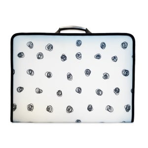 [삼영피피] B4 사이즈 와이드 손잡이 지퍼화일 수능 학원가방