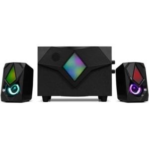 2.1채널 LED 우퍼 블루라이트 서라운드 PC스피커