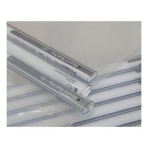 8mm라운드 청운 대용량 둥근 쫄대화일 1팩 10개 원형클리어홀더 서류파일 그린화일 문구반점 PP