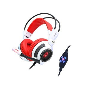 7.1ch LED USB연결 진동 게이밍 헤드셋 화이트