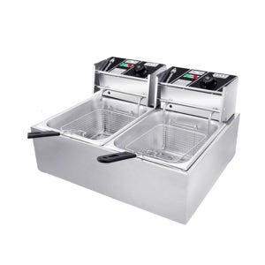 포함 튀김기2구 2구 실린더 레귤러 튀김기 탁상형 돈까스