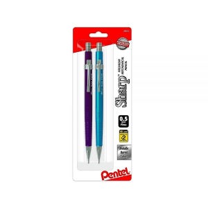 펜텔 Pentel 샤프 05mm 메탈릭 베럴 어졸트 컬러 MC/MV 2팩 P205MBP2M1