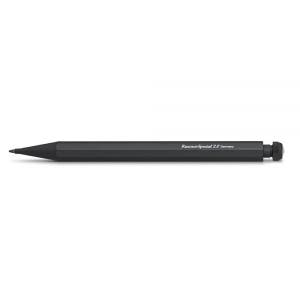 Kaweco 스페셜 샤프 블랙 20mm I 연필심 알루미늄 소재 푸시 리드 펜슬 14cm 리필 가능한 연필 지우개 없음