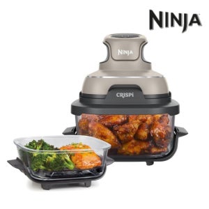 닌자 FN101EU 크리스피 4-in-1 휴대용유리 에어프라이어 스톤