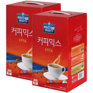 오리지날 맥스웰하우스 400T 200T입x2박스 믹스커피 동서식품